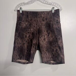 Freely Leopard Print Bike Shorts
